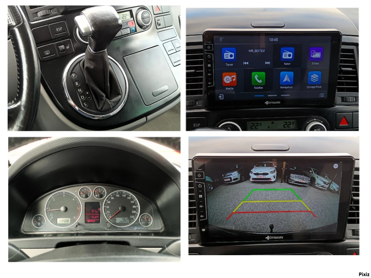 VW Multivan 2.5 TDi* Highline* АВТОМАТИК* 6+ 1* NAVI* КАМЕРА* , снимка 13 - Автомобили и джипове - 53991009