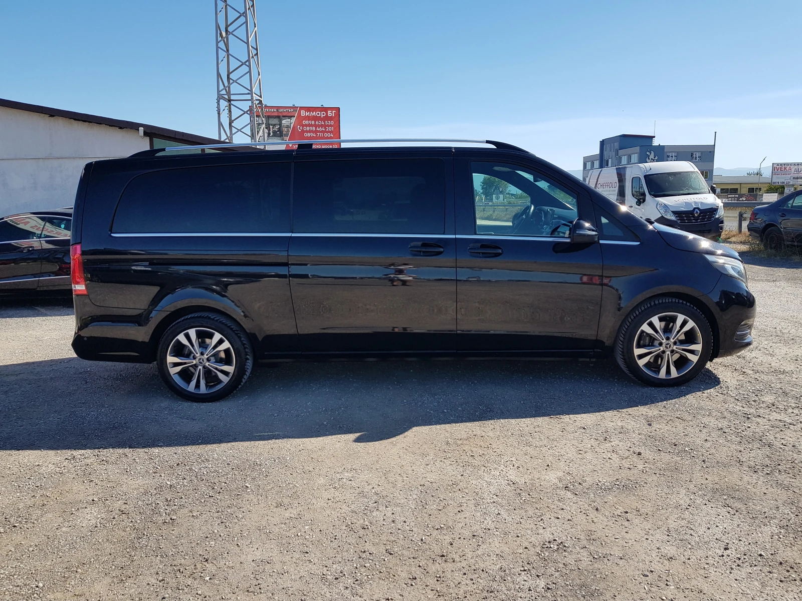 Mercedes-Benz V 250 D Premium Extralong АЛКАНТАРА /10/2019г. ЛИЗИНГ, снимка 4 - Бусове и автобуси - 55979430