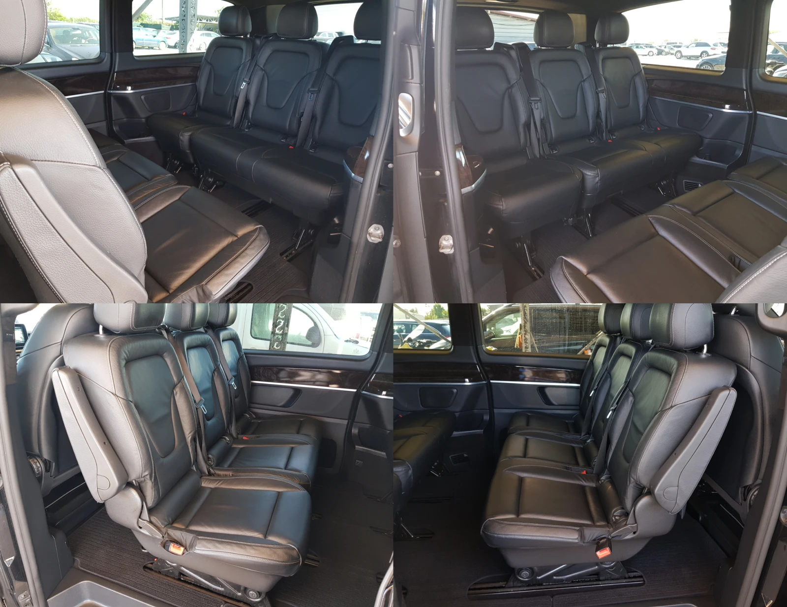 Mercedes-Benz V 250 D Premium Extralong АЛКАНТАРА /10/2019г. ЛИЗИНГ, снимка 12 - Бусове и автобуси - 55979430
