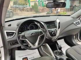 Hyundai Veloster  1.6i Панорамен покрив, Камера за задно виждане!!! - [17] 