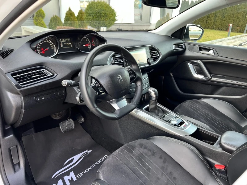 Peugeot 308 1.6HDI-ALLURE-KEYLESS-GO-NAVI-ПАРКТРОНИК-АВТОПИЛОТ, снимка 9 - Автомобили и джипове - 43789246