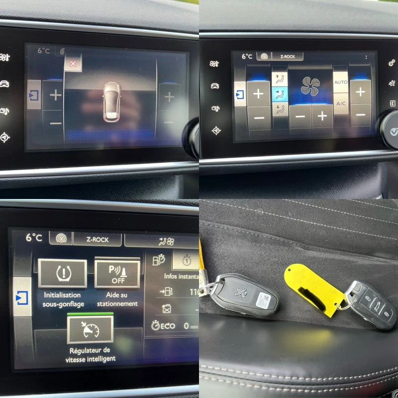 Peugeot 308 1.6HDI-ALLURE-KEYLESS-GO-NAVI-ПАРКТРОНИК-АВТОПИЛОТ, снимка 13 - Автомобили и джипове - 43789246