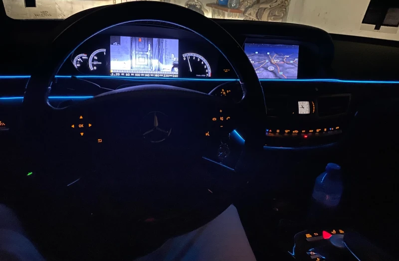 Mercedes-Benz S 500 4 MATIC-NIGHT VISION-ПОДГРЕВ-ОБДУХВАНЕ-МАСАЖ , снимка 14 - Автомобили и джипове - 52415524