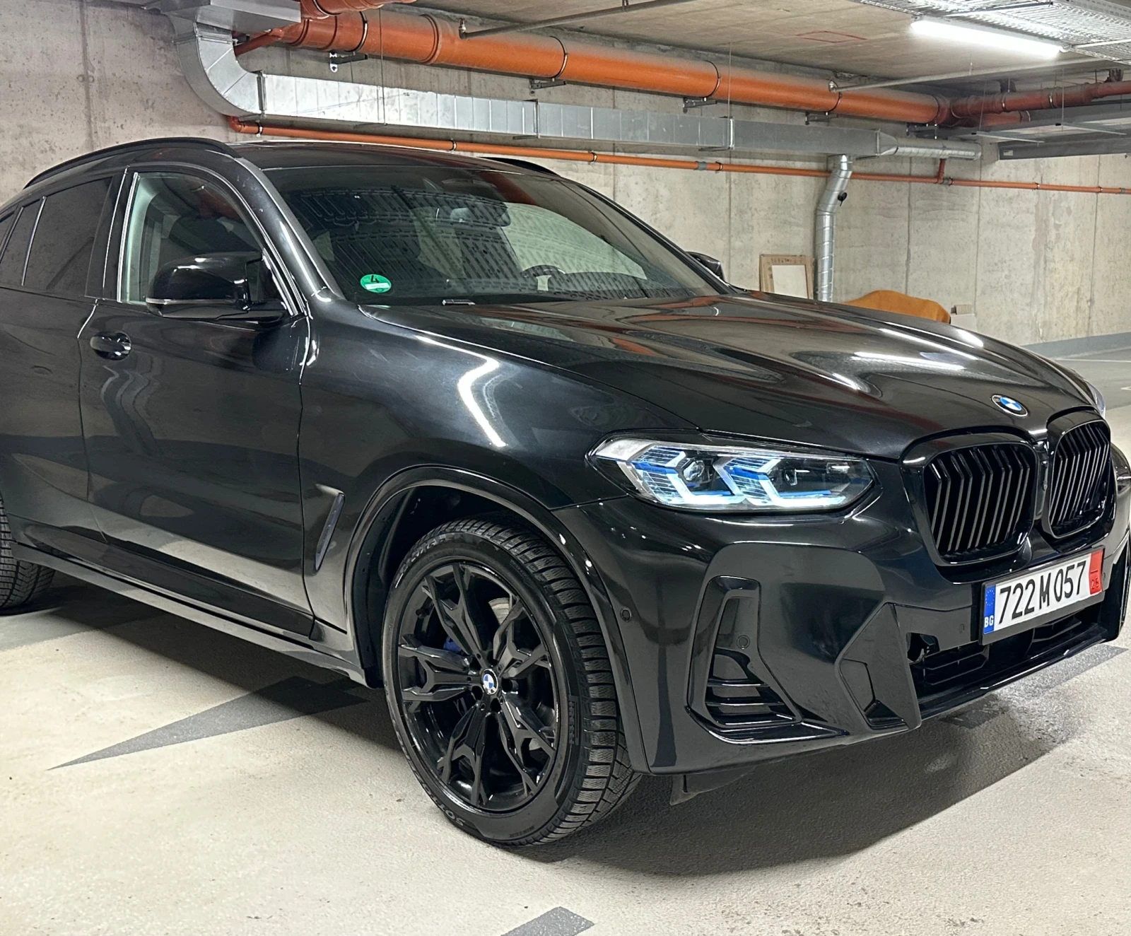 BMW X4 M40d /LASER /M SEATS /360 /HEADUP /H&K /PANO /FULL - изображение 2