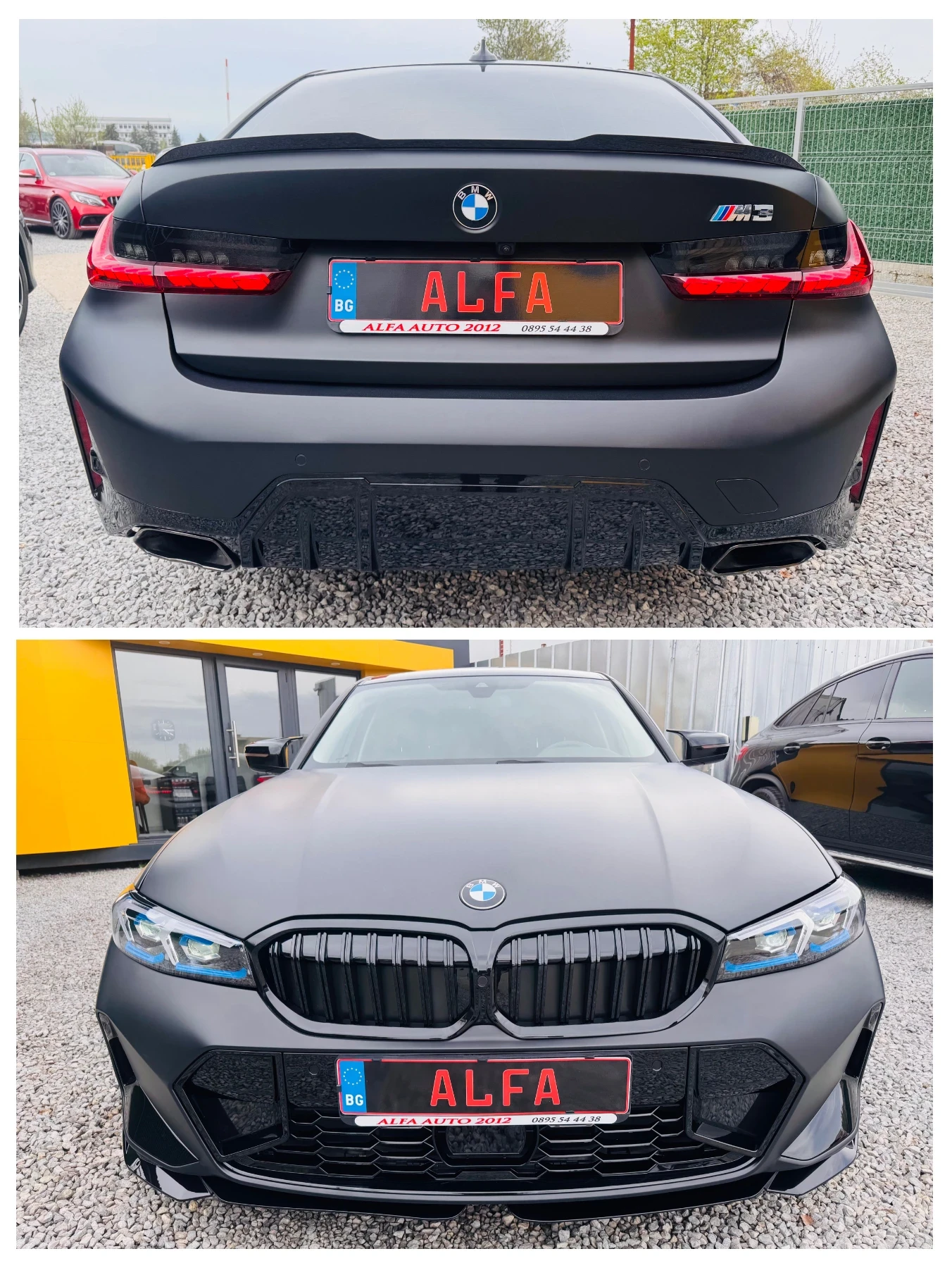 BMW 320 d/M3 PERFORMANC/УНИКАТ-ЧЕРЕН МАТ/20"/ТОП ВИЗИЯ - изображение 10