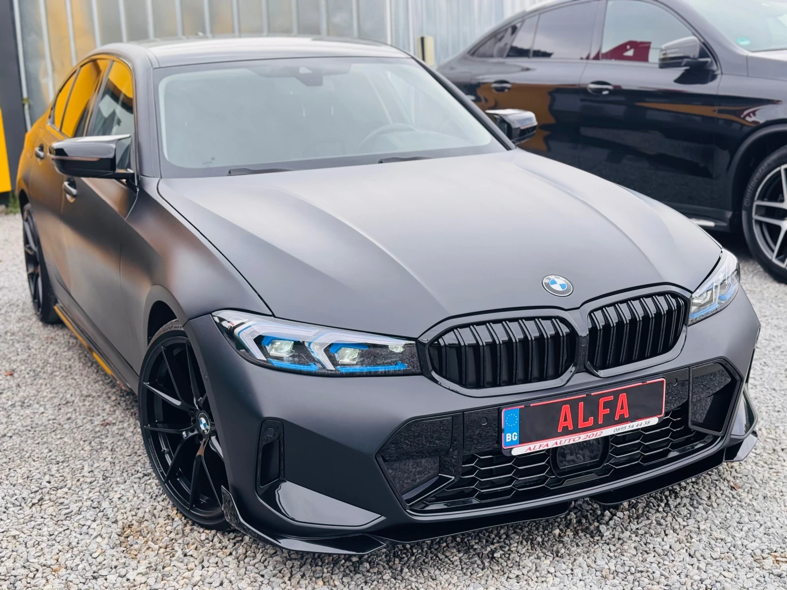 BMW 320 d/M3 PERFORMANC/УНИКАТ-ЧЕРЕН МАТ/20"/ТОП ВИЗИЯ - изображение 5