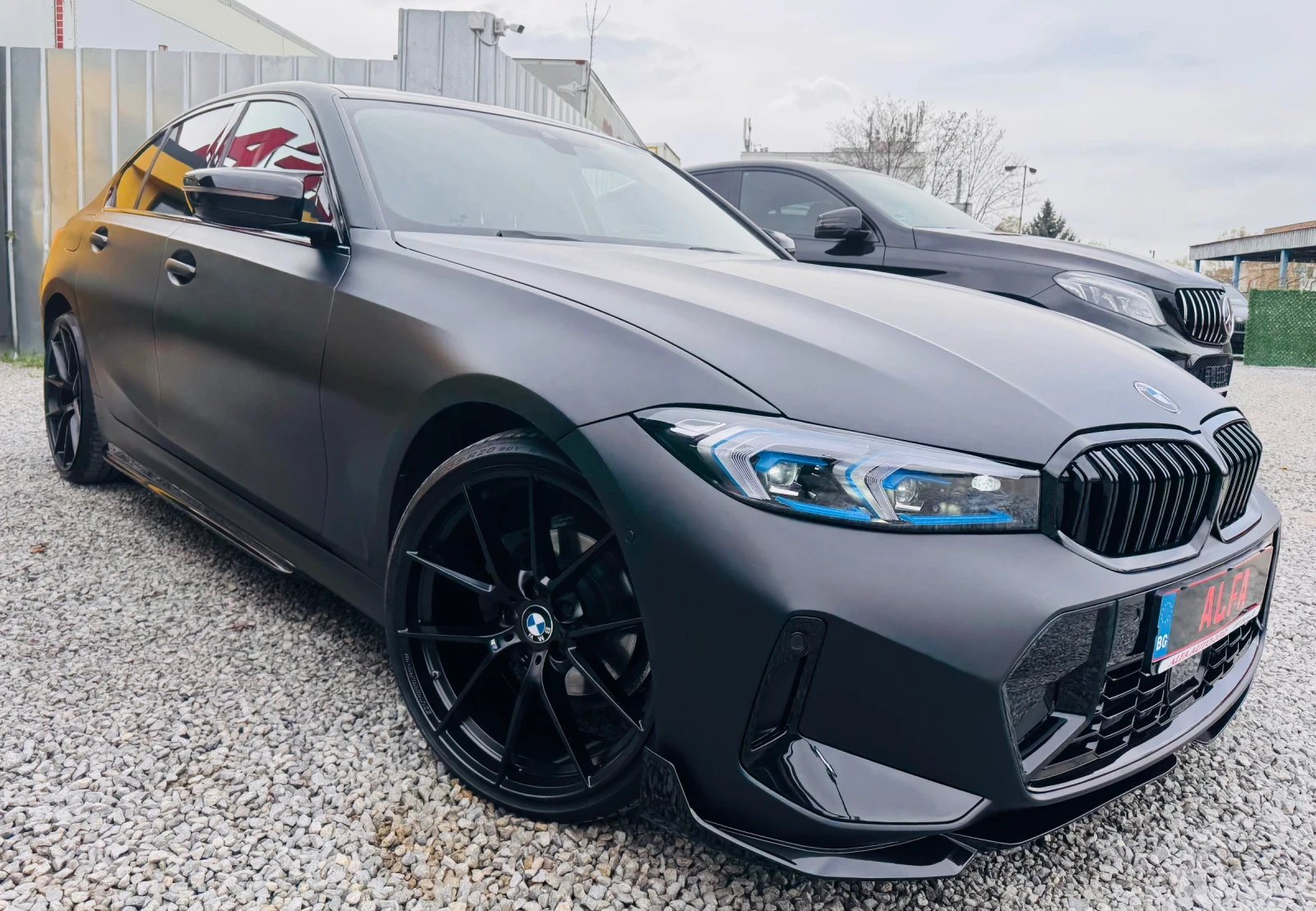BMW 320 d/M3 PERFORMANC/УНИКАТ-ЧЕРЕН МАТ/20"/ТОП ВИЗИЯ - изображение 9