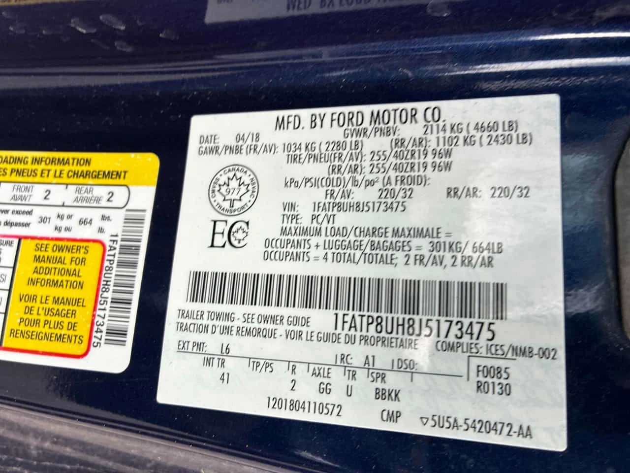 Ford Mustang * EcoBoost * CARFAX * ЦЕНА ДО БГ, снимка 10 - Автомобили и джипове - 55708946