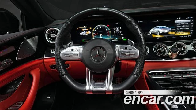Mercedes-Benz GT 43 4MATIC+ | Black/Red | 80 000 km | Цена с достав, снимка 13 - Автомобили и джипове - 54938222
