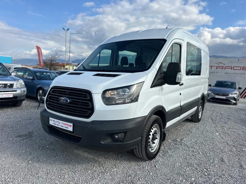 Ford Transit 2.0 TDCI Сервизна книжка* KTEO* 6+ 1 места * , снимка 1 - Бусове и автобуси - 49317122