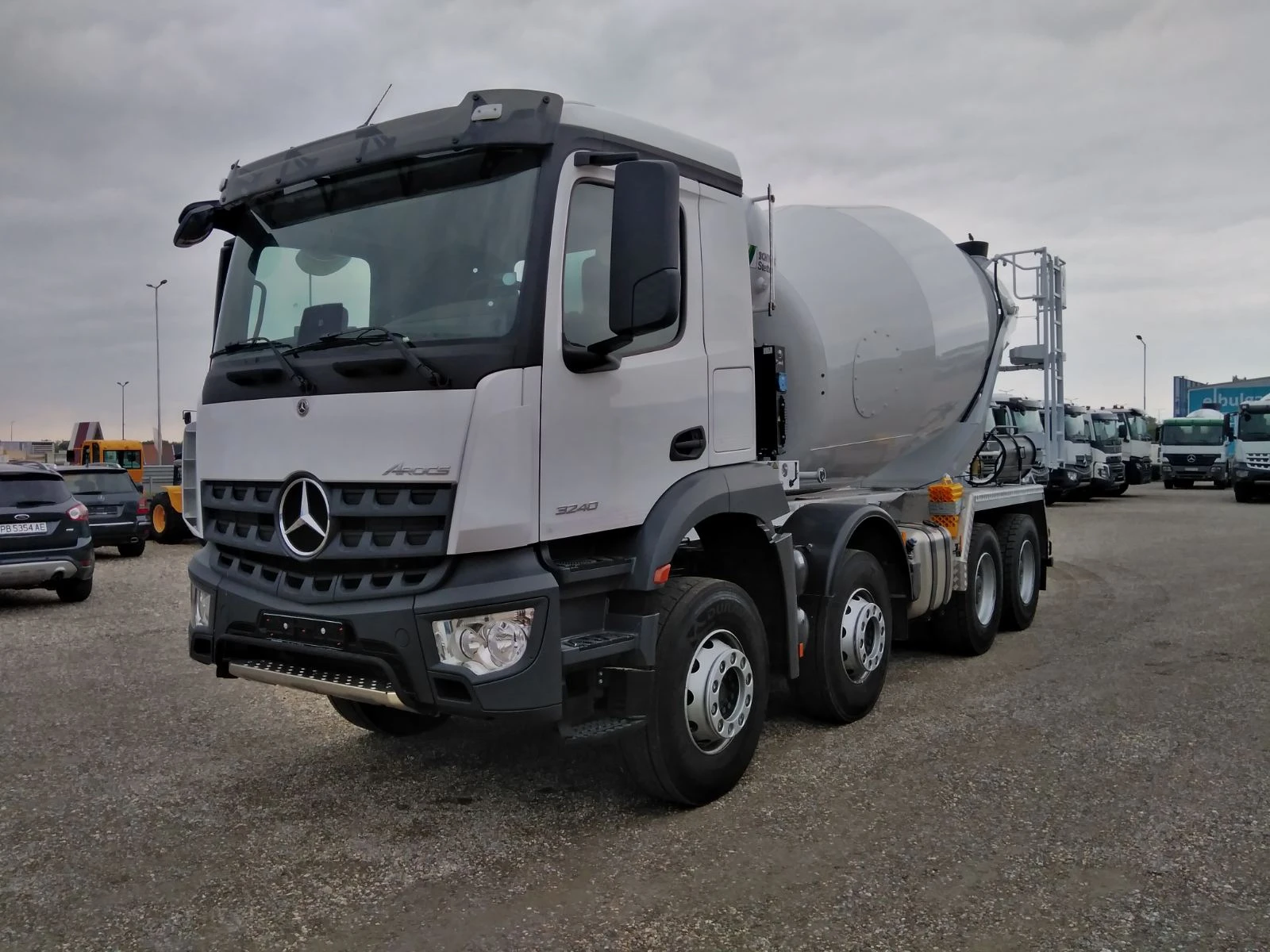 Бетон миксер Mercedes AROCS 3240 STETTER 10M3 ФАБРИЧНО НОВ, снимка 3 - Индустриална техника - 54130752