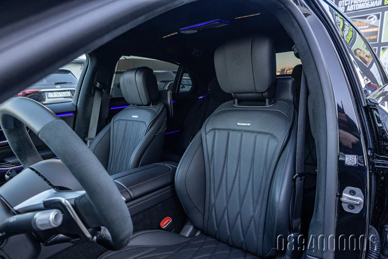 Mercedes-Benz S 63 AMG E-PERF PLUG-IN HYBRID 3xTV 5xCARBON BURM4D PANO, снимка 12 - Автомобили и джипове - 52793409