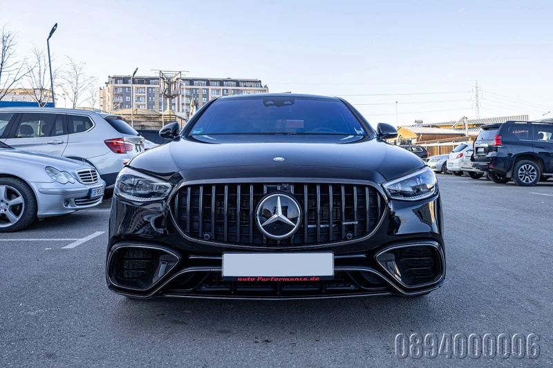 Mercedes-Benz S 63 AMG E-PERF PLUG-IN HYBRID 3xTV 5xCARBON BURM4D PANO, снимка 2 - Автомобили и джипове - 52793409