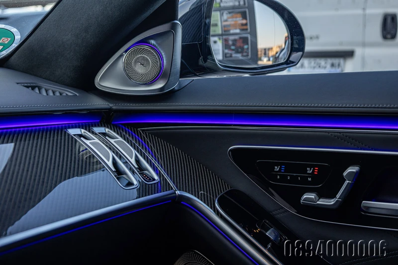 Mercedes-Benz S 63 AMG E-PERF PLUG-IN HYBRID 3xTV 5xCARBON BURM4D PANO, снимка 14 - Автомобили и джипове - 52793409