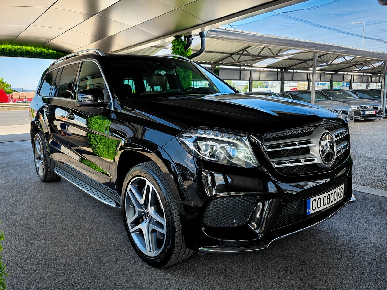 Mercedes-Benz GLS 500 AMG LINE/7МЕСТА/GERMANY/KEYLES/ОБДУХ/HEAD UP/ПАНО/, снимка 3 - Автомобили и джипове - 55846346