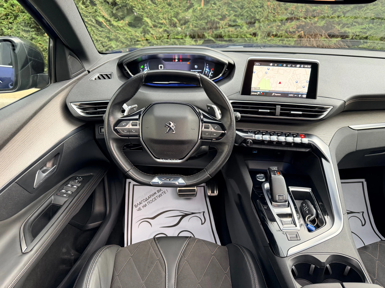 Peugeot 3008 2.0HDI GT-LINE PANORAMA DISTRONIK KAMERA KEYLESS, снимка 10 - Автомобили и джипове - 54742891