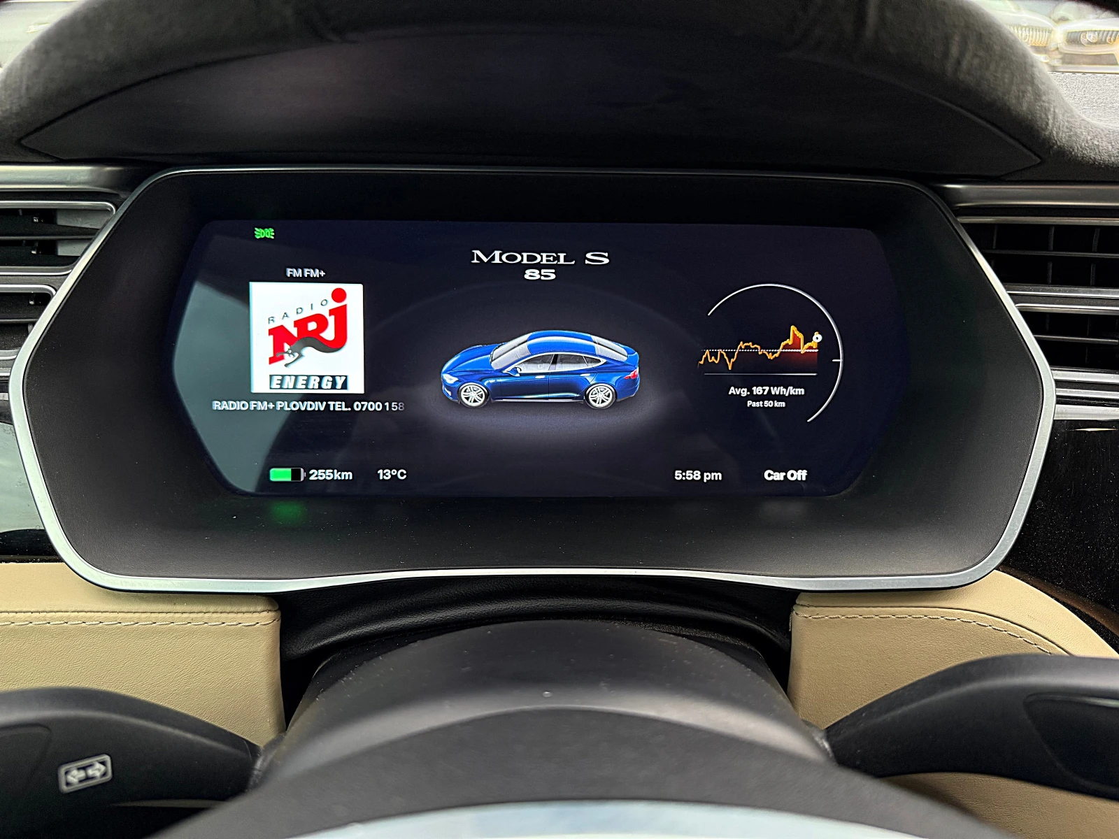 Tesla Model S S85-DISTRONIK-LED-BIXENON-NAVI-БЕЗПЛАТНО ЗАРЕЖДАНЕ, снимка 12 - Автомобили и джипове - 55170238