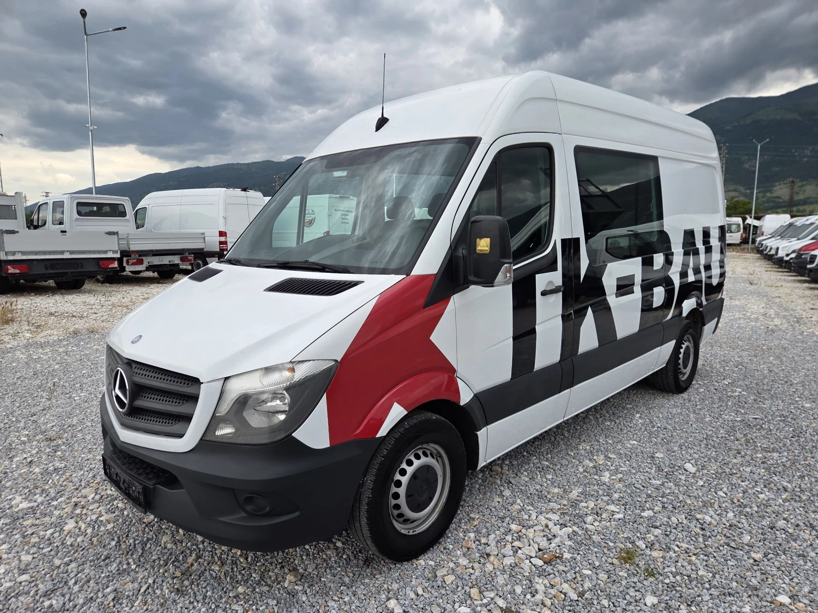 Mercedes-Benz Sprinter 313 CDI, Товаропътник, 6 местен, Климатик, Навигация