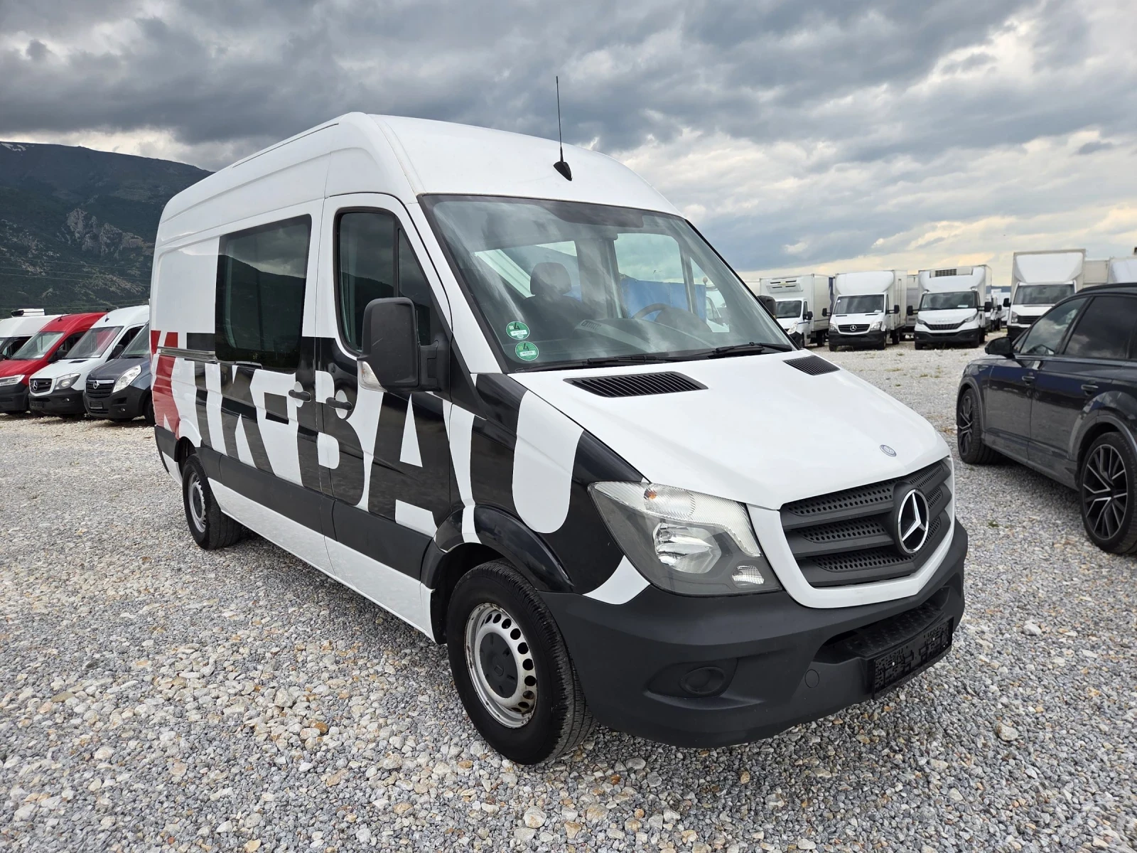 Mercedes-Benz Sprinter 313 CDI, Товаропътник, 6 местен, Климатик, Навигация, снимка 7 - Бусове и автобуси - 54740577