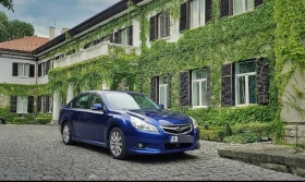 Subaru Legacy седан * кожен салон * реални километри, снимка 1