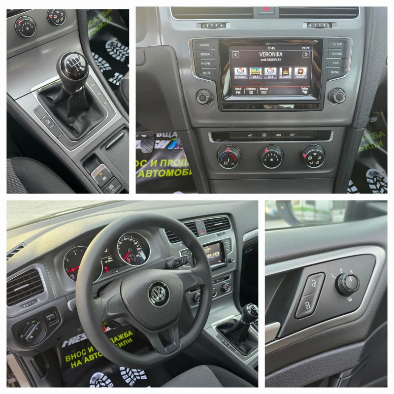 VW Golf 1.6 TDI 90 К.С. НАВИ / КЛИМА, снимка 13 - Автомобили и джипове - 49473422