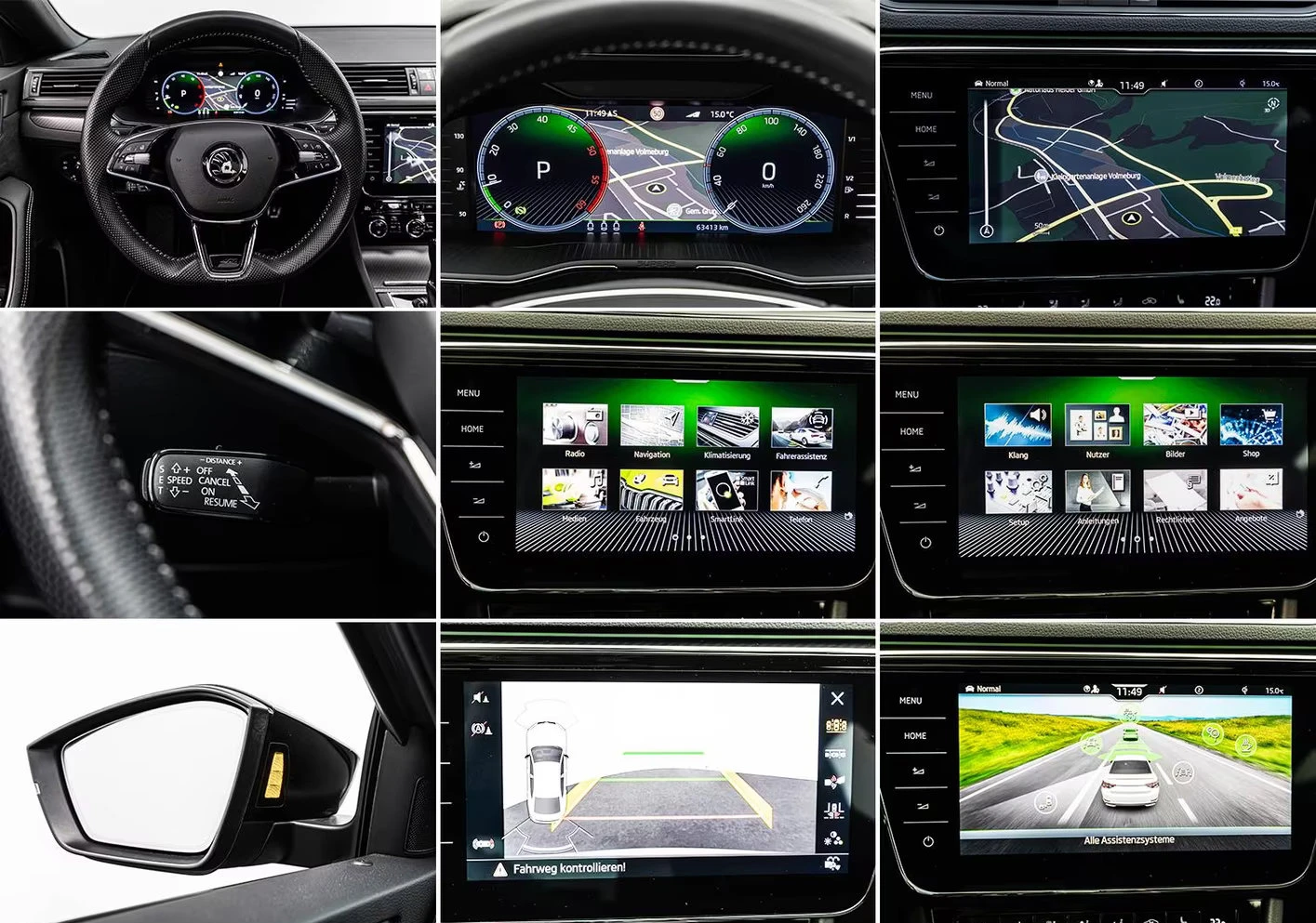 Skoda Superb 2.0/200HP/SPORTLINE/4X4/PANO/ACC/KLESS/360/576z, снимка 16 - Автомобили и джипове - 55223185