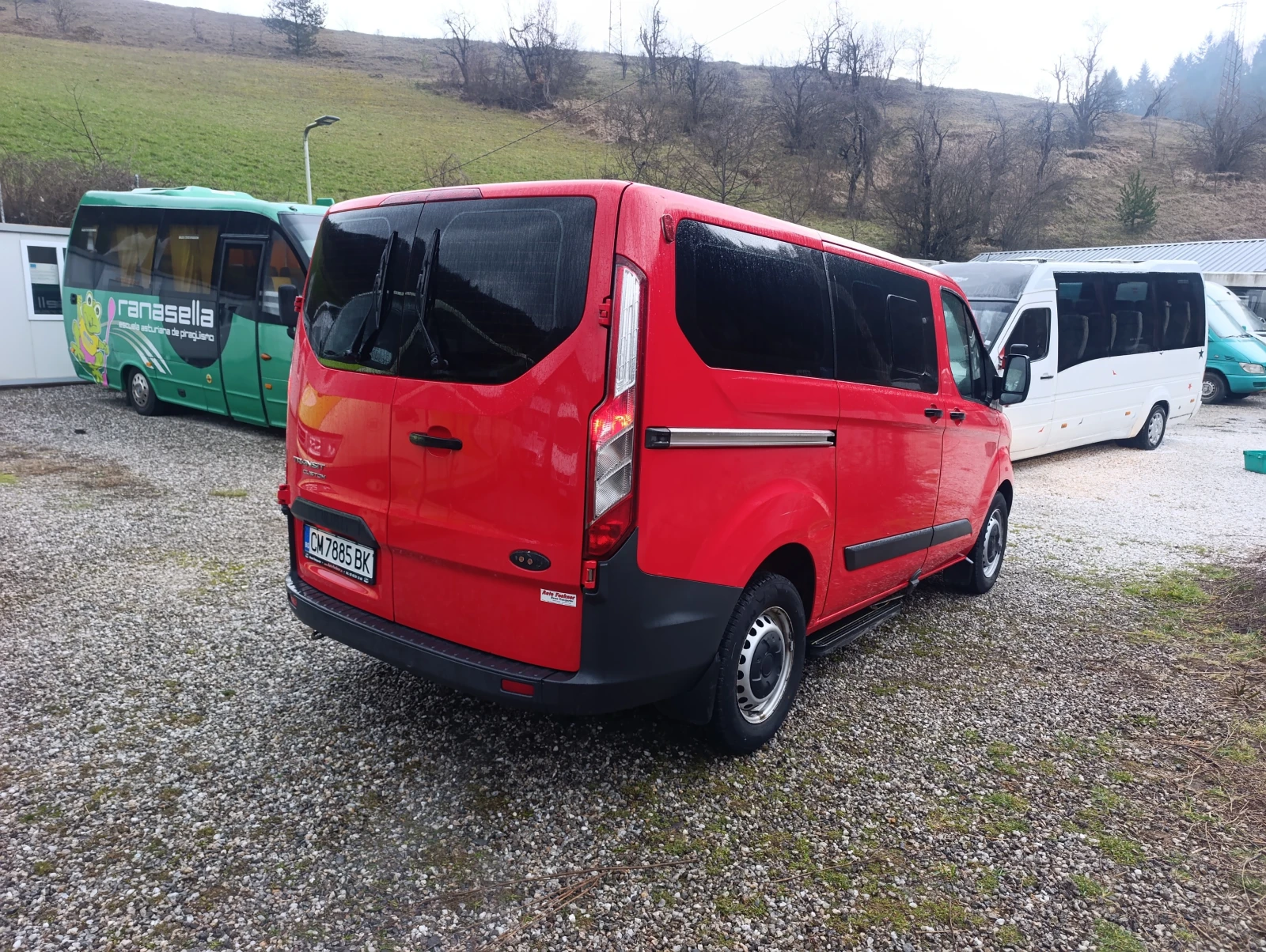 Ford Transit Custom 8+ 1, НЕМЕЦ, ТОП!, снимка 4 - Бусове и автобуси - 53726885