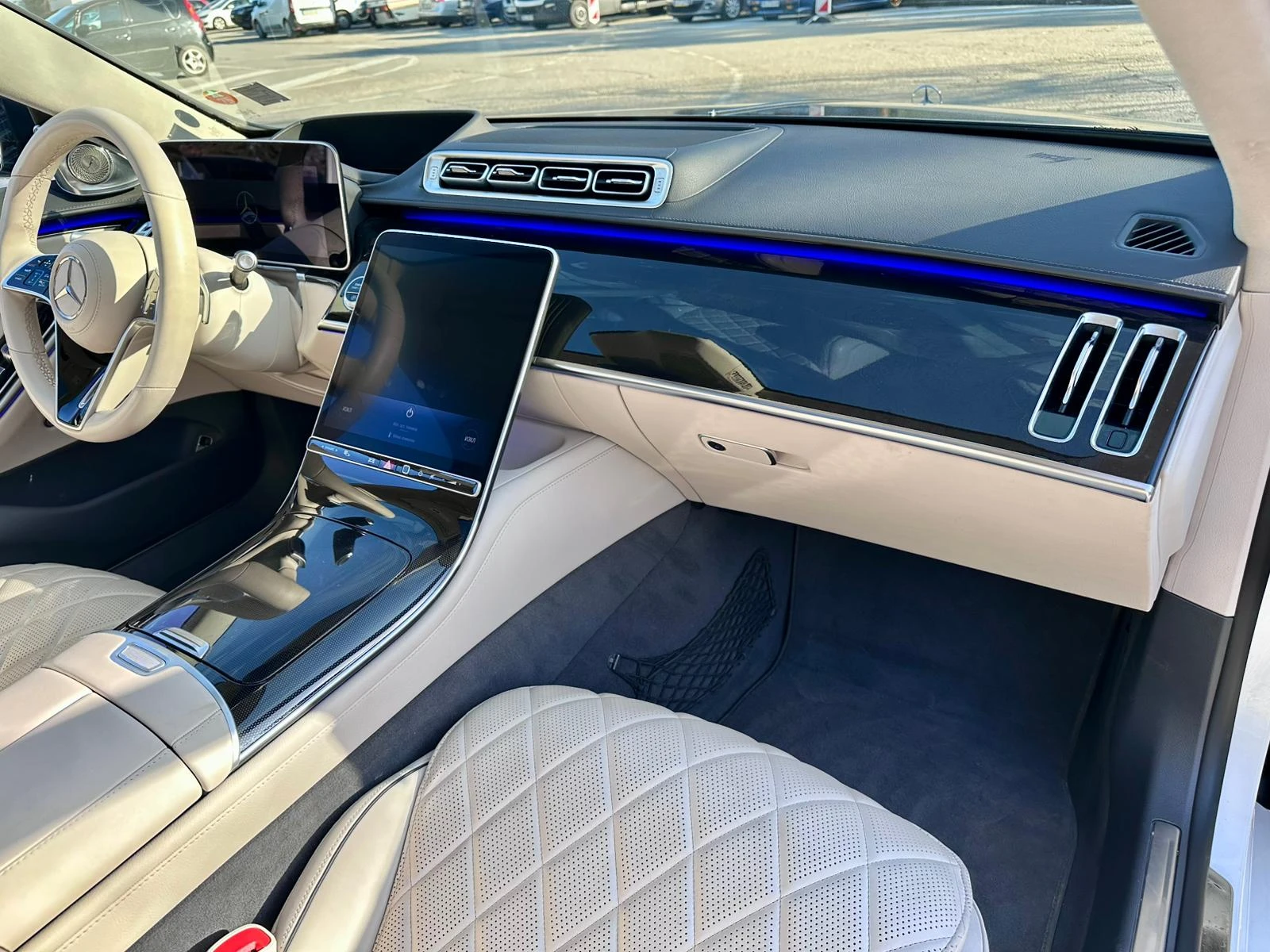 Mercedes-Benz S 580 Long* 4Matic* HuD* Burmester* PremiumAmbient* 360, снимка 9 - Автомобили и джипове - 53835501