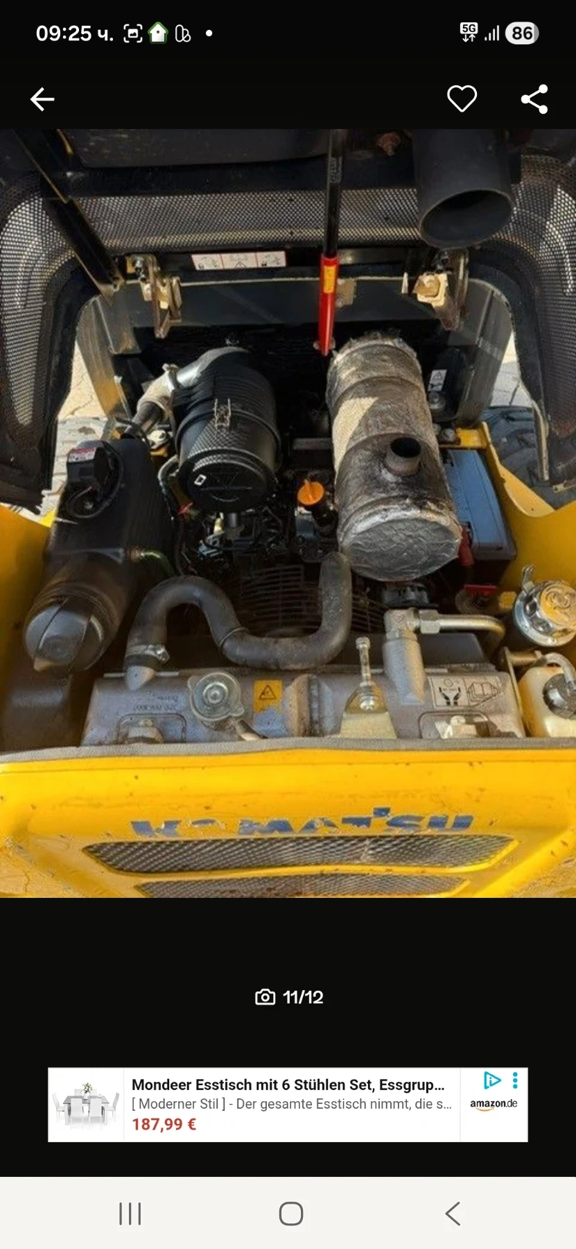 Мини челни товарачи Komatsu Sk714, снимка 7 - Индустриална техника - 56072612