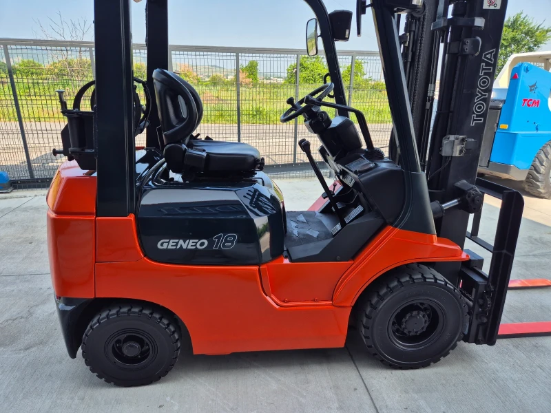 Мотокар Toyota 1.8 тона / ИЗРАВНИТЕЛ / ГАЗ-БЕНЗИН / ПЕРФЕКТЕН !, снимка 6 - Индустриална техника - 49458841