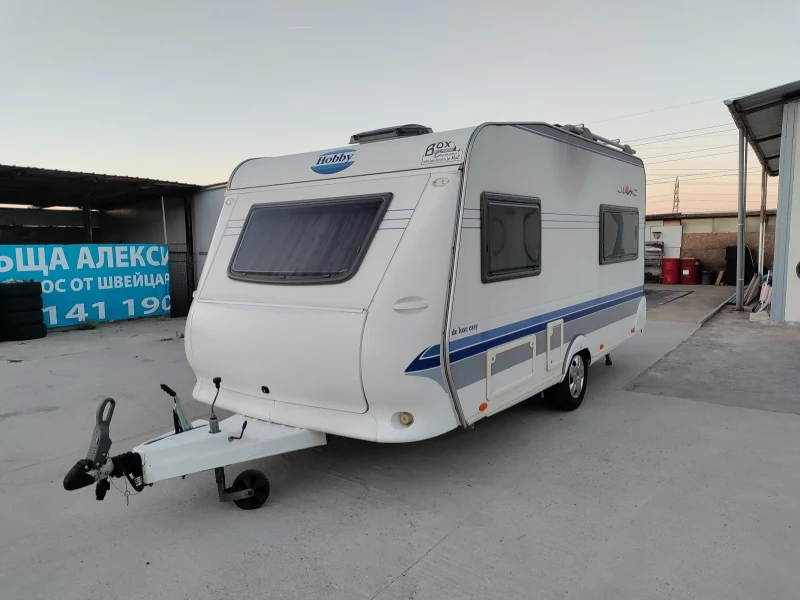 Каравана Hobby De Luxe Easy 450 Солар Бойлер Климатик Мувър, снимка 5 - Каравани и кемпери - 52772685