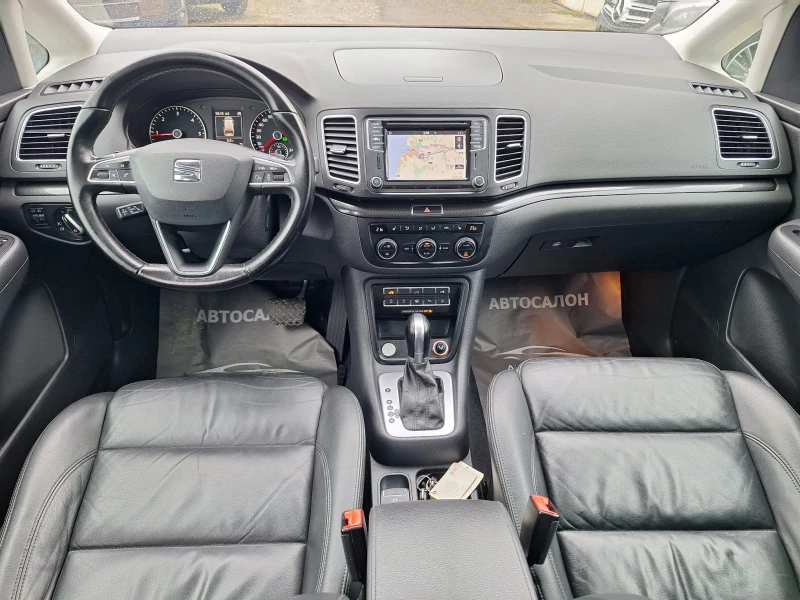 Seat Alhambra 2.0TDI-150 KOJA NAVI CAMERA PANORAMA DSG DISTR EL., снимка 8 - Автомобили и джипове - 53465584