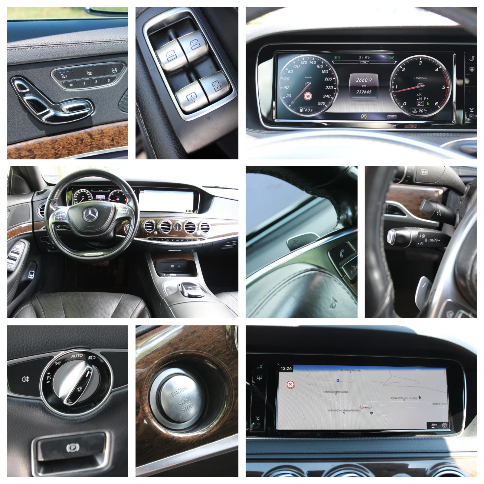 Mercedes-Benz S 350 D 4MATIC  EURO 6B , снимка 14 - Автомобили и джипове - 55129176