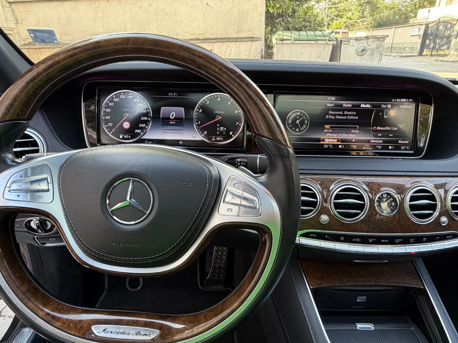 Mercedes-Benz S 500 Long 3xTV Всички екстри, снимка 15 - Автомобили и джипове - 56168941