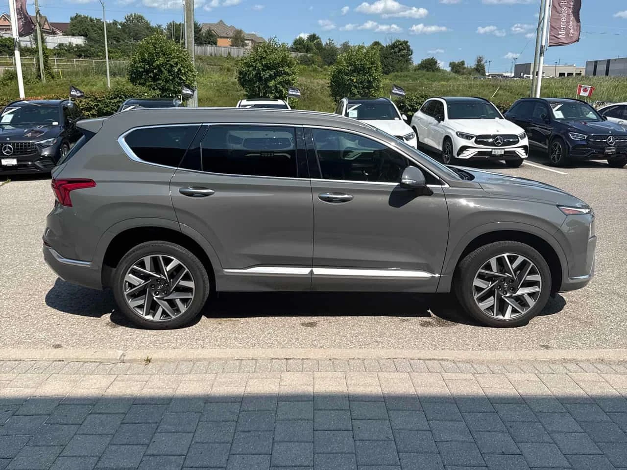 Hyundai Santa fe Ultimate Calligraphy/360/DIS/HUD/H&K/ОБДУХВАНЕ, снимка 3 - Автомобили и джипове - 55632568