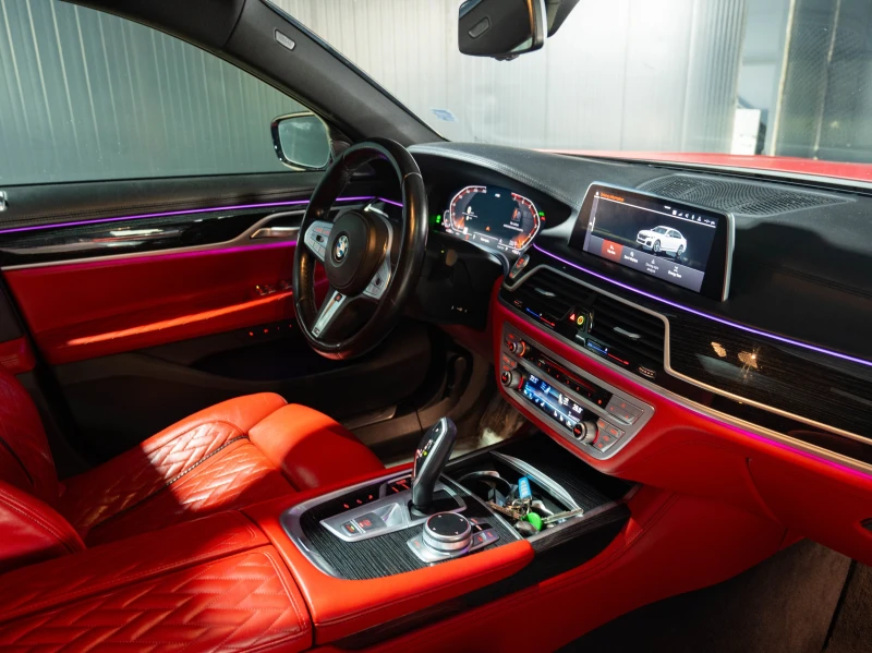 BMW 740 Carbon Core* ПЪЛЕН M ПАКЕТ* МАСАЖИ* ОБДУХВАНЕ* , снимка 9 - Автомобили и джипове - 53043401