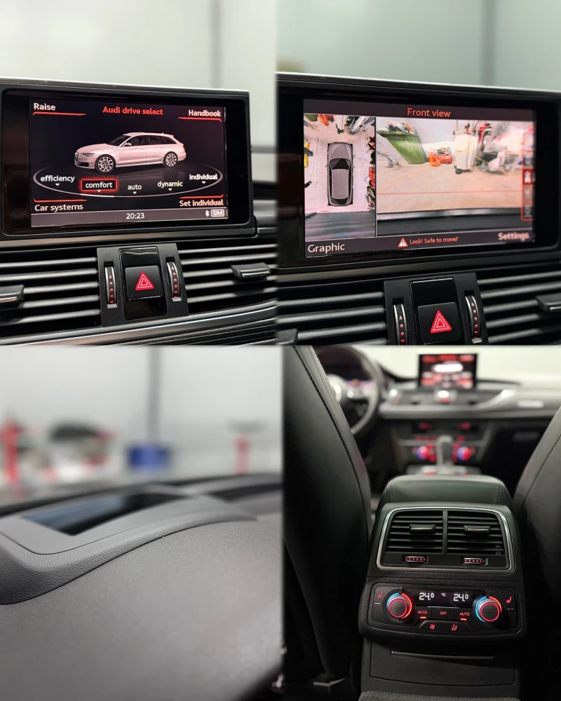 Audi A6 3.0BiTDI/COMPETITION/HEAD UP/360CAM/KEYLESS/SWISS, снимка 12 - Автомобили и джипове - 53486756