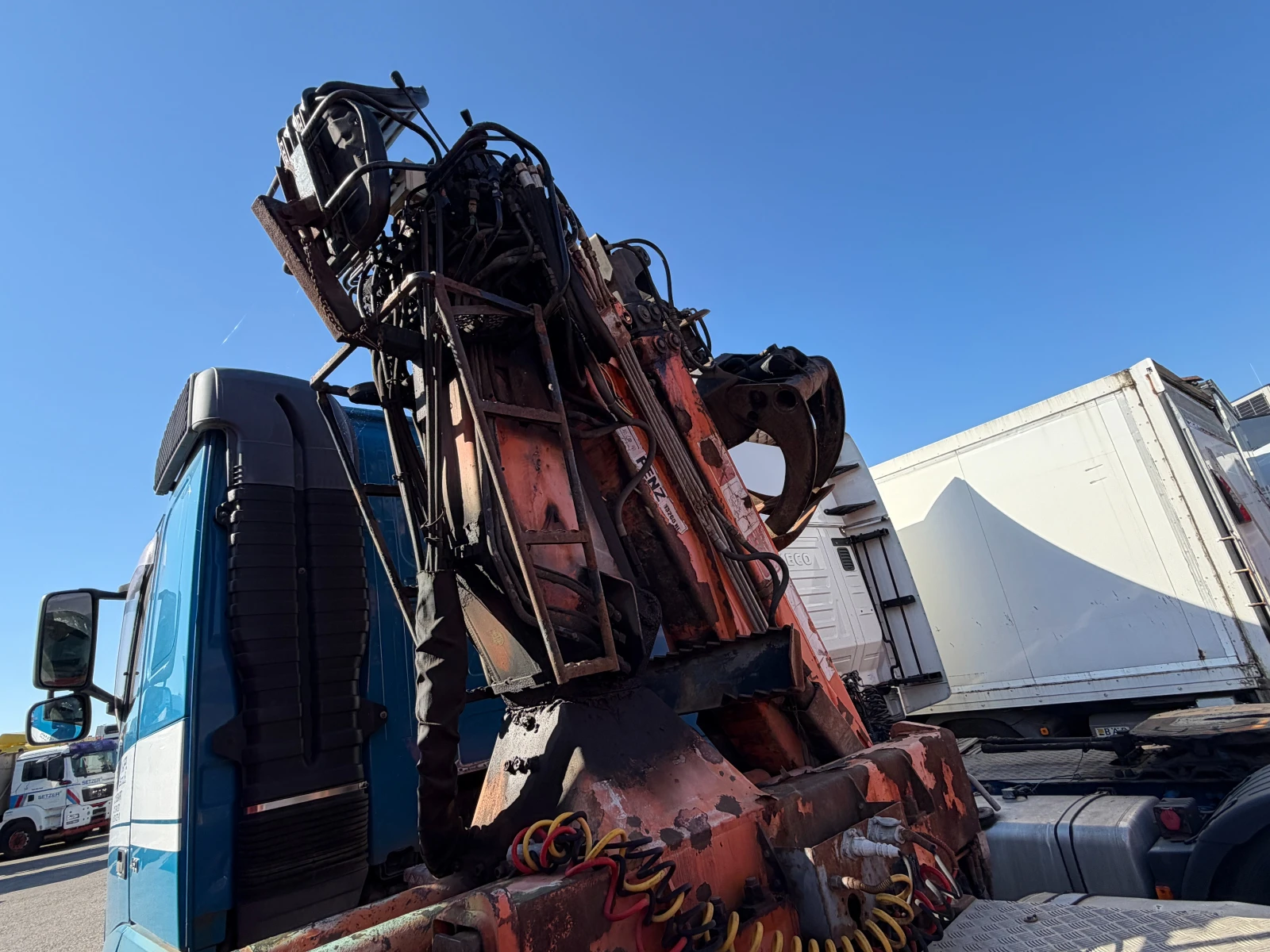 Volvo Fm12 6x2, Кран, Трупчийка, Внос, , , , снимка 9 - Камиони - 56300922