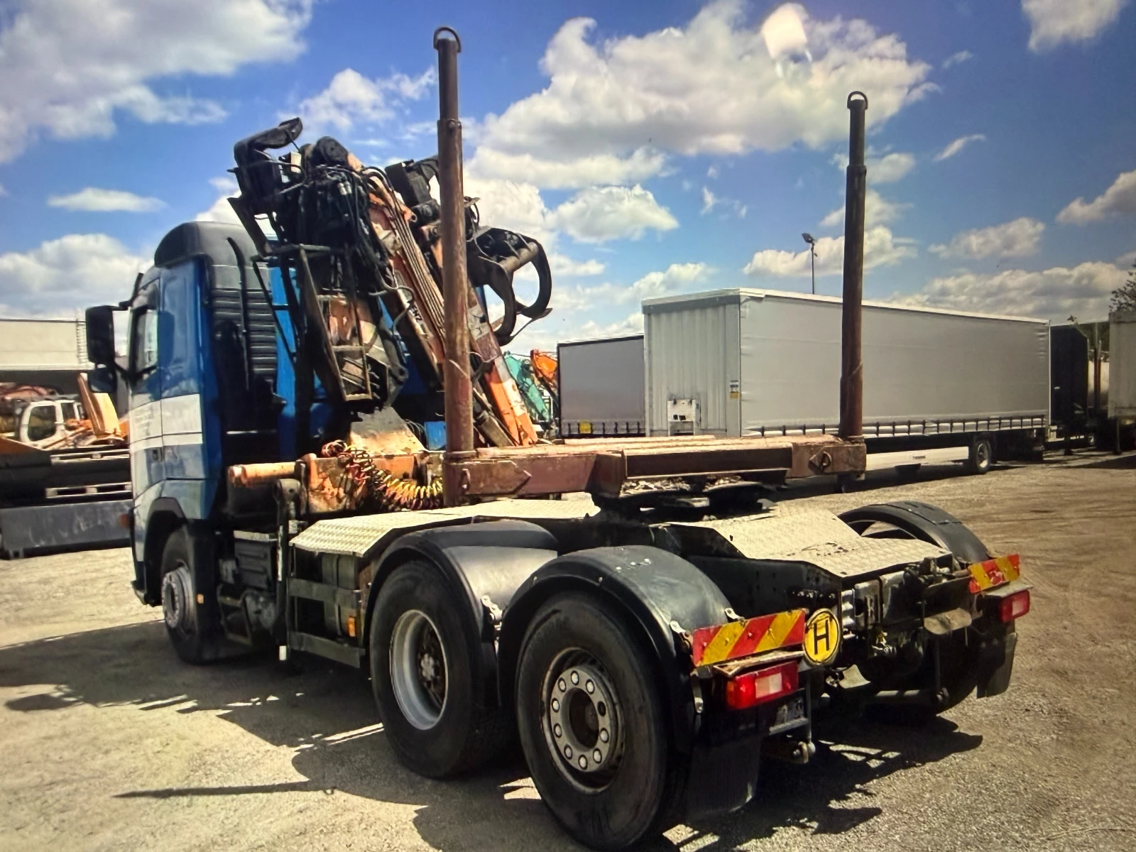 Volvo Fm12 6x2, Кран, Трупчийка, Внос, , , , снимка 3 - Камиони - 56300922