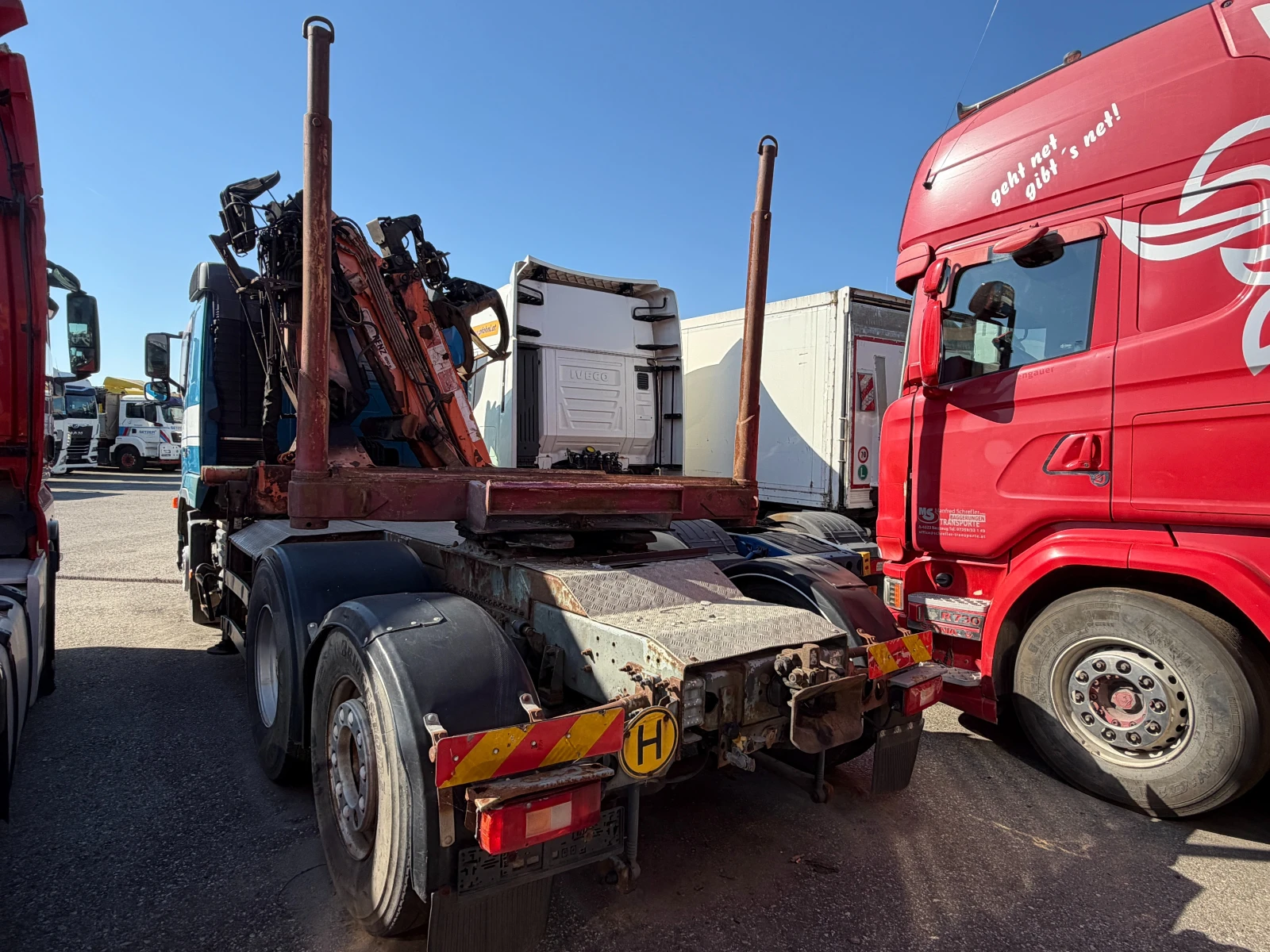 Volvo Fm12 6x2, Кран, Трупчийка, Внос, , , , снимка 7 - Камиони - 56300922