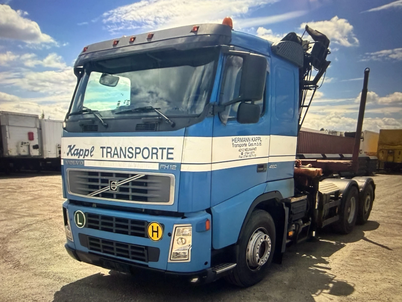 Volvo Fm12 6x2, Кран, Трупчийка, Внос, , , , снимка 2 - Камиони - 56300922