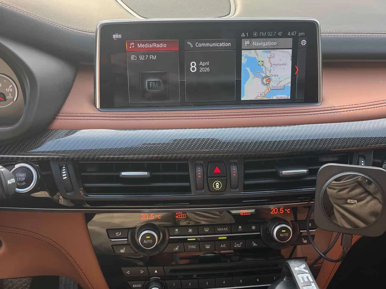 BMW X5M * CARFAX * HARMAN * ОБДУХВАНЕ * HEAD UP, снимка 9 - Автомобили и джипове - 54141363