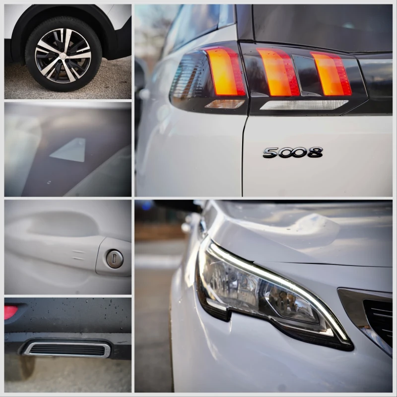 Peugeot 5008 1.6 BlueHDI, автоматик, кожа, keyless, 7 места, снимка 11 - Автомобили и джипове - 48094513