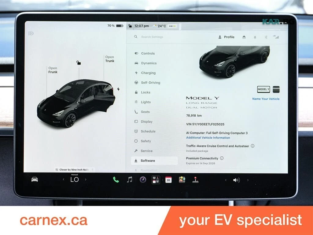 Tesla Model Y LONG RANGE* 4X4, снимка 7 - Автомобили и джипове - 56161920