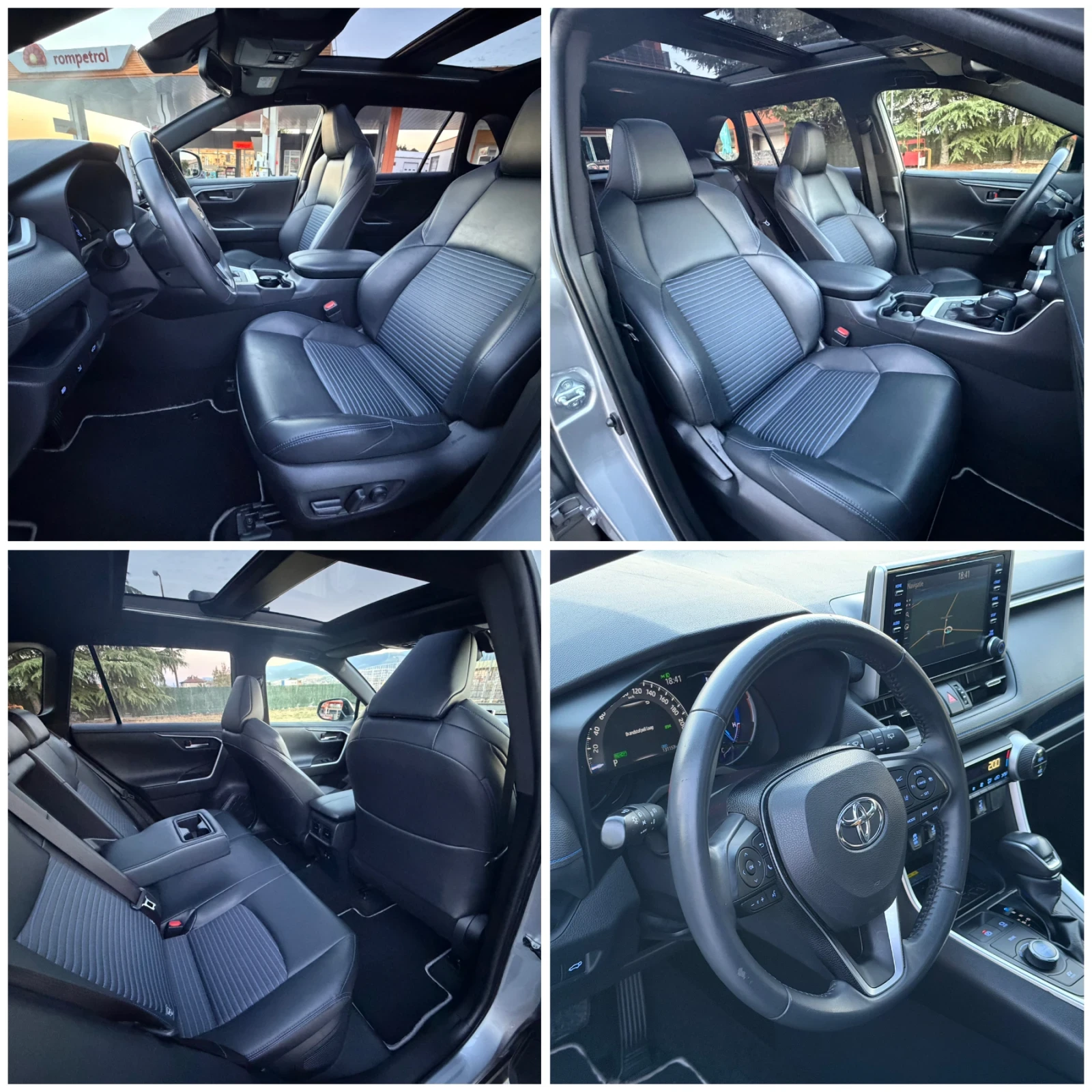 Toyota Rav4 Hybrid= 4x4= Panorama= Podgriavane= Full, снимка 16 - Автомобили и джипове - 55981512