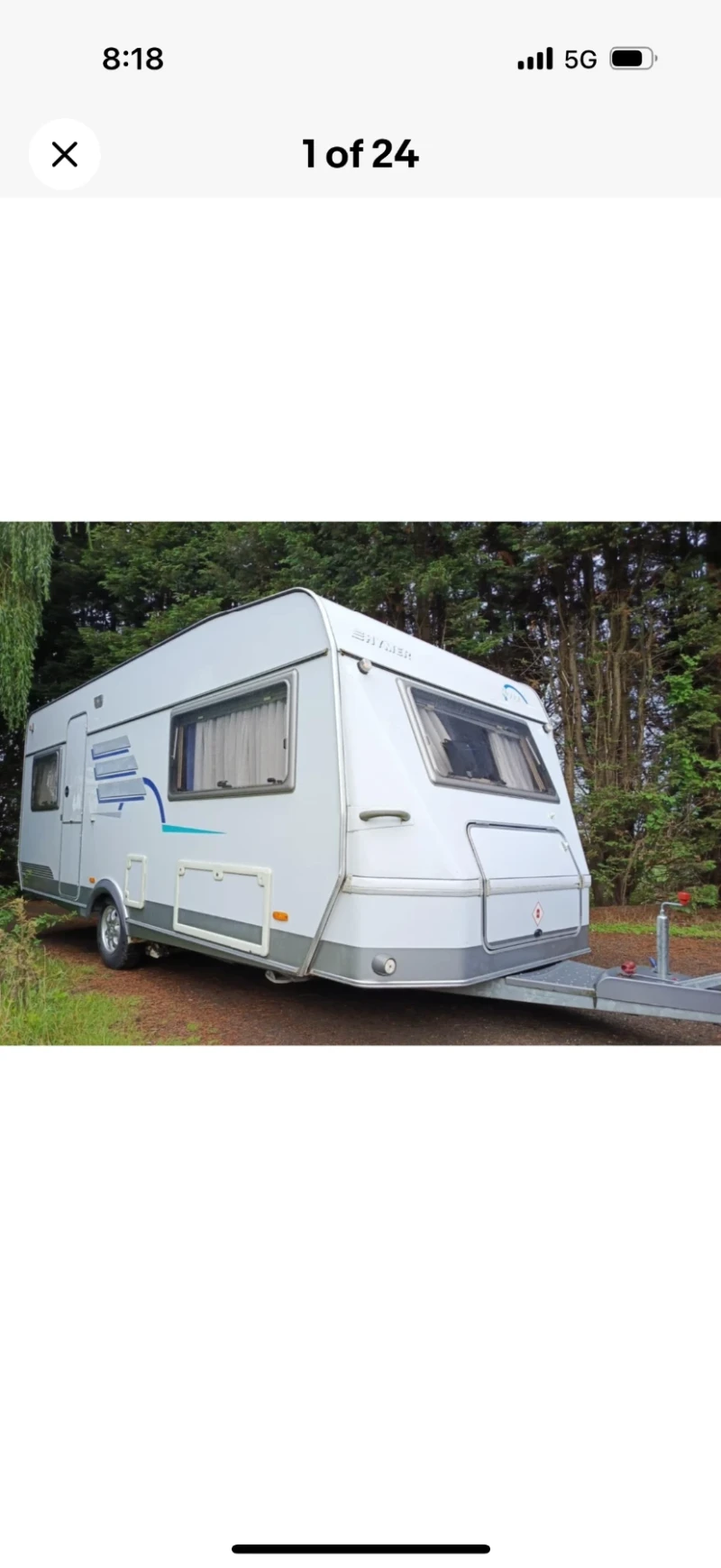 Каравана HYMER / ERIBA Nova, снимка 4 - Каравани и кемпери - 52691567