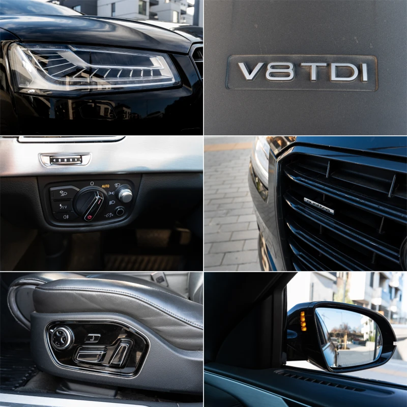 Audi A8 4.2TDI 450hp/ MASSAGE/ NIGHTVISION/ FULL, снимка 14 - Автомобили и джипове - 52795462