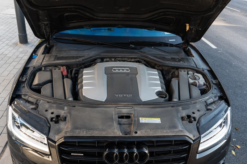 Audi A8 4.2TDI 450hp/ MASSAGE/ NIGHTVISION/ FULL, снимка 8 - Автомобили и джипове - 52795462