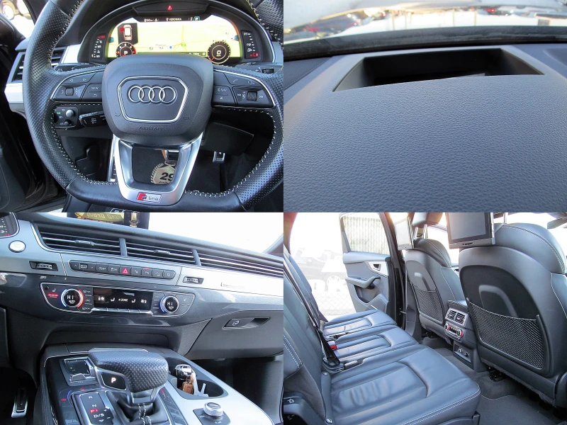 Audi Q7 S-LINE/6+ 1/PANORAMA/2xTV/FUL LED/ГЕРМАНИЯ ЛИЗИНГ, снимка 15 - Автомобили и джипове - 48368887