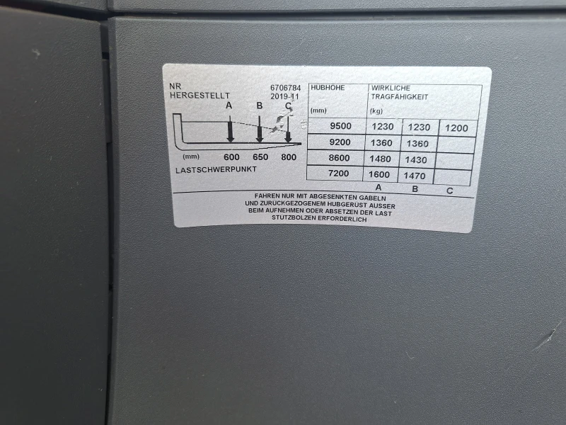 Електрокар Toyota RRE160H, снимка 12 - Индустриална техника - 51051851